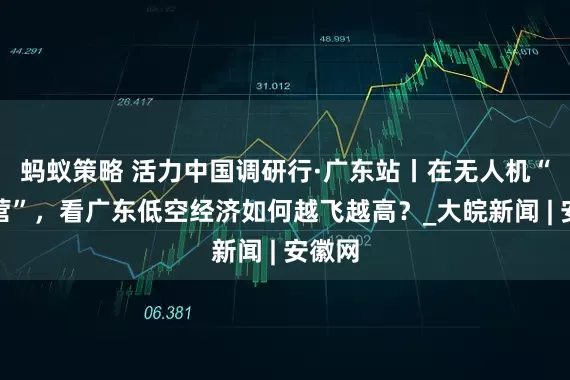 蚂蚁策略 活力中国调研行·广东站丨在无人机“大本营”，看广东低空经济如何越飞越高？_大皖新闻 | 安徽网