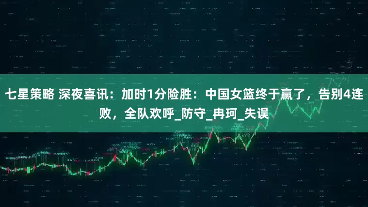 七星策略 深夜喜讯：加时1分险胜：中国女篮终于赢了，告别4连败，全队欢呼_防守_冉珂_失误