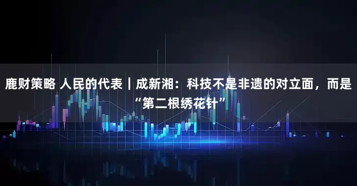 鹿财策略 人民的代表｜成新湘：科技不是非遗的对立面，而是“第二根绣花针”